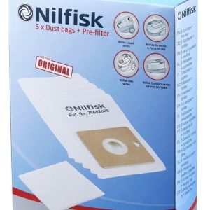 Nilfisk Coupe/Go/One/Compact Stofzak Grijs