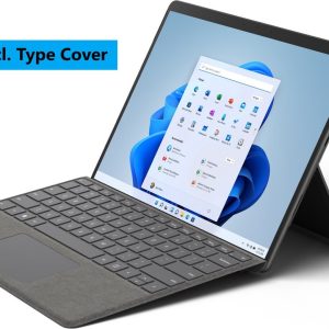 Microsoft Surface Pro 8 Graphite - i5/8GB/256GB SSD - Bundel met Surface Type Cover Platinum Qwerty